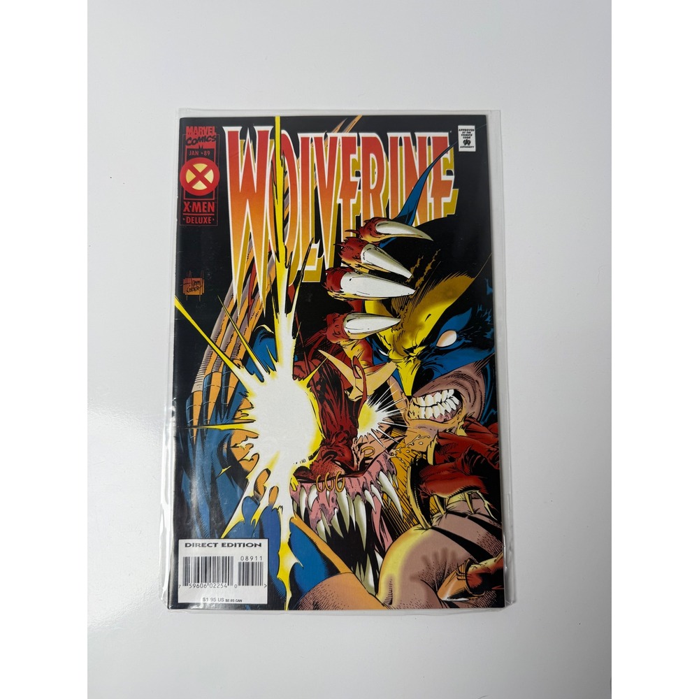 Wolverine #89 Marvel Comics 1995 X-Men Deluxe Adam Kubert Sabretooth